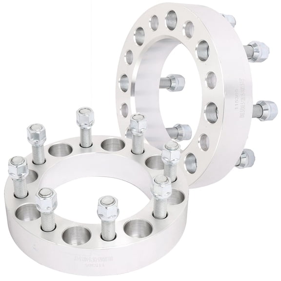 ECCPP 2PCS Wheel Spacers 8x6.5 to 8x6.5 1.5 inch 8LUG for K2500 Suburban 1993-1998 for C2500 1990-1998 for Sierra 2500 HD 2001-2009