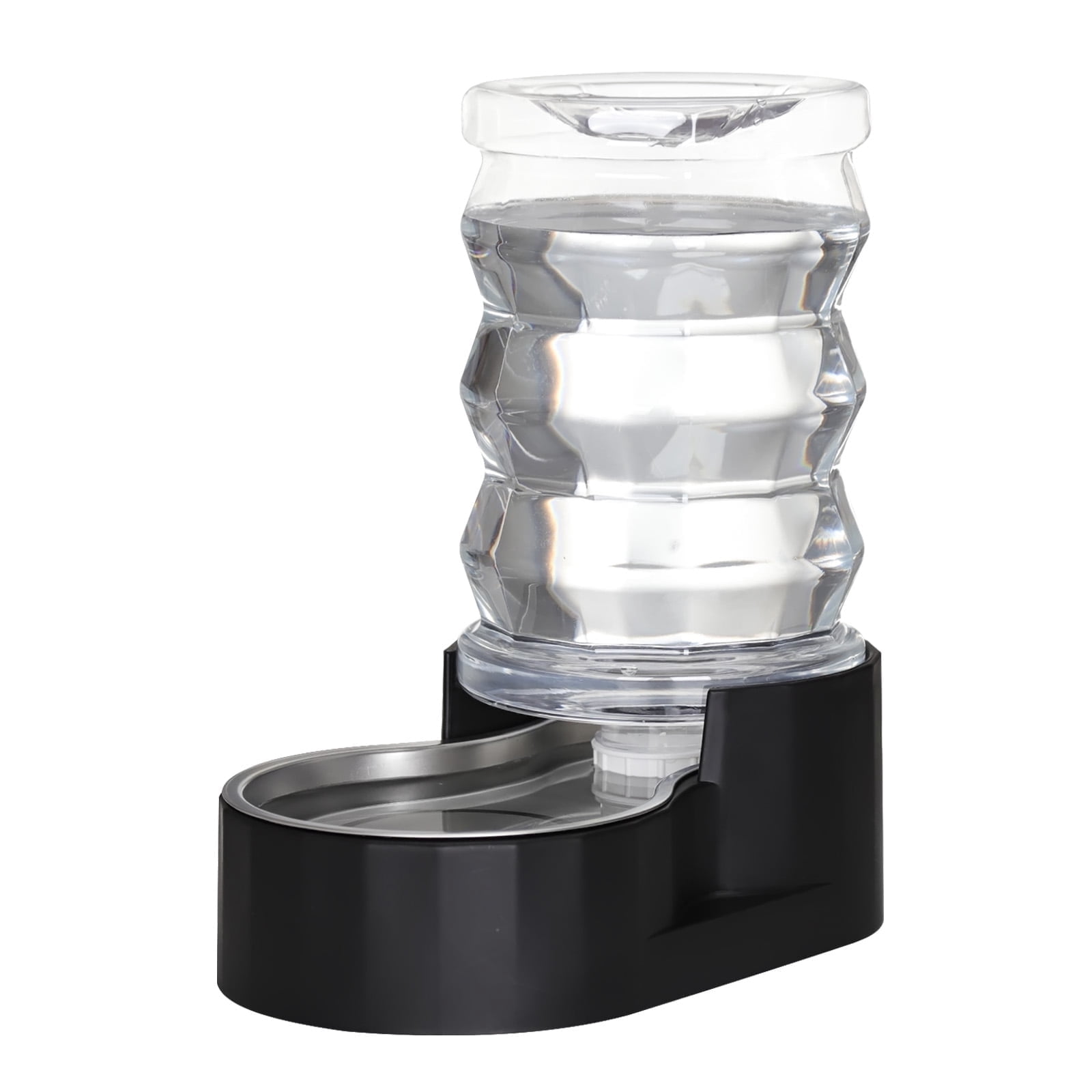 RIZZARI Stainless Steel 6L Pet Feeder - Automatic Pet Waterer without Filter for Dogs and Cats, 100% BPA Free