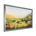 thumbnail image 2 of Designart 'Sunrise In The Mountains With Horse' Farmhouse Framed Art Print, 2 of 4