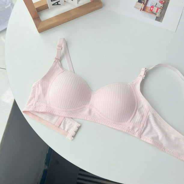 Ropa interior nacional para niñas, ropa interior femenina para niñas de secundaria, estudiantes de secundaria, sin aros, sujetador fino y cómodo para estudiantes universitarias de pecho pequeño