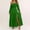 *Green, variant on Women's Off Shoulder Long Sleeve Tiered Maxi Dress,Smocked Waist A-Line Flare Sundress Purple,Women's Plus XXL
