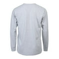 thumbnail image 4 of 2 Pack Men's Cotton T-Shirts with Ridded Cuff Crew Neck Long Sleeve Classic Fit Tee S-3XL Regular Big & Tall Breathable Casual Menswear Top Streetwear, 4 of 4