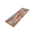 thumbnail image 2 of Unique Loom Outdoor Modern Collection Area Rug - Tamarindo (2' 7" x 12' Runner Multi/Burgundy), 2 of 7