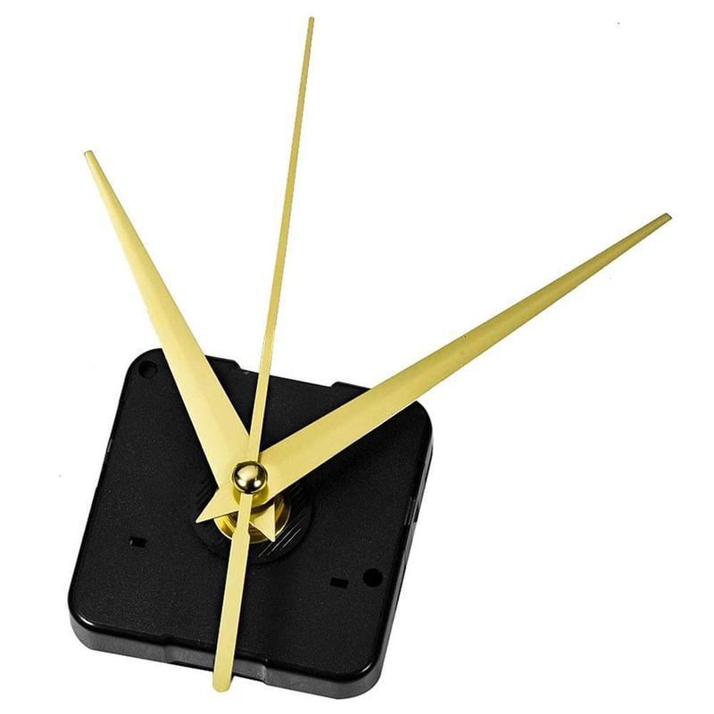 Clock Movement Mechanism Quartz Quartex 5 1/4" Black Spade Hands for 1/2" dial 
