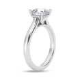 thumbnail image 2 of Ammo Jewel 2.3 Ct Round Cut Lab-Created Diamond Engagement Ring - 14K White Gold Plated with Prong Setting - Hidden Halo Wedding Ring for Women - Perfect for Anniversaries and Special Occasions, 2 of 3
