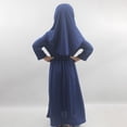 thumbnail image 4 of Otqutp 2pcs Girls Muslim Abaya Prayer Dress with Hijab 𝗜slamic Middle Eas𝘁 Arab 𝗗ubai Robe Full Cover Ramadan Eid Clothes, 4 of 5