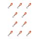 thumbnail image 1 of Portaguantes de seguridad Wosthever Abrazadera de trabajo de plástico Naranja 10Conjunto, 1 of 6