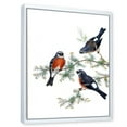 thumbnail image 3 of Designart 'Vintage Countryside Birds On Branch III' Farmhouse Framed Canvas Wall Art Print, 3 of 5