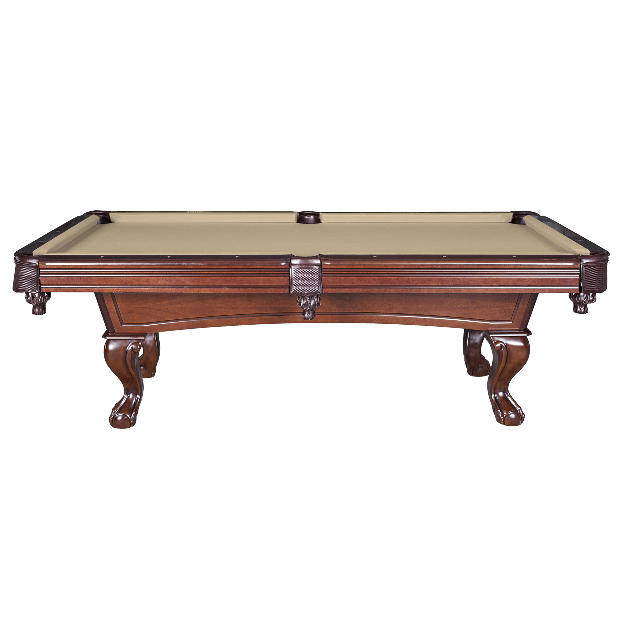 Hathaway Augusta 8 ft. Non-Slate Pool Table - Walnut Finish, 100.5-in l x 55-in w, Camel Felt - image 2 of 14