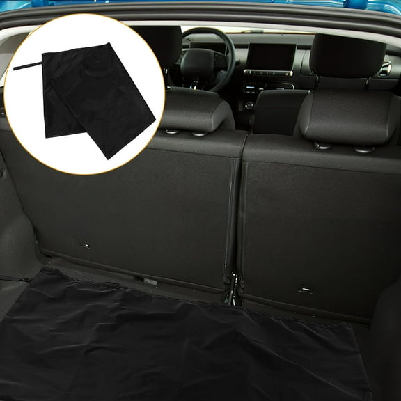 IBASETOY Trunk Mat For Car Trunk Cover Black Easy-to-Clean 1Pack