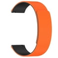 thumbnail image 4 of Magnetic Watch Band for Samsung Galaxy Watch 7 44mm Bands for Women Men, Sports Silicone Magnetic Strap Replacement Texture Loop for Samsung Galaxy Watch 7 44mm, Orangeblack, 4 of 9