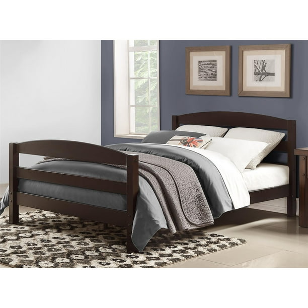 Better Homes and Gardens Leighton Wood Bed, Full Size Bedroom Frame