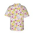 thumbnail image 3 of Haiem Easter Egg Printed Hawaiian Shirt for Men - Men’s Casual Beach Summer Shirts - Stretch Fabric with Modern Fit-X-Large, 3 of 9