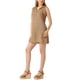 thumbnail image 4 of INSPIRAR CHIC Vestido Mini Casual Sin Mangas con Capucha de Color Sólido de Tejido para Mujeres XL Caqui, 4 of 6