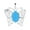 Blue Turquoise, variant on Natural GemstoneCrystal Quartz Butterfly Pendant Magic Reiki Healing Amulet -Rose Quartz