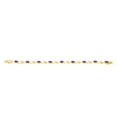 thumbnail image 2 of Gem Stone King 18K Yellow Gold Plated Silver Amethyst Greek Vine Diamond Bracelet for Women 3.28 Ct, 2 of 5