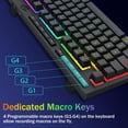 thumbnail image 4 of Teclado inalámbrico portátil para juegos Redragon K524RGB-PRO, 4 of 9