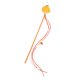 thumbnail image 3 of Juguete interactivo para gato jinwen con borlas de campana Varita mágica de gato Naranja, 3 of 8
