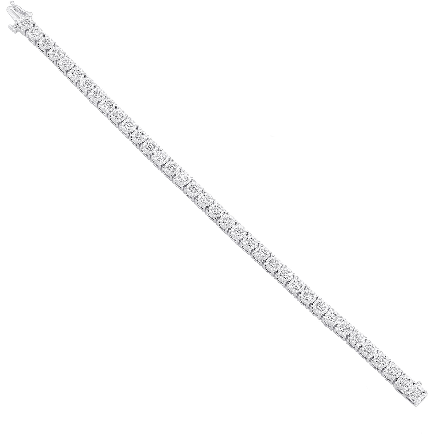 Arista 1/4 Carat T.w Diamond Sterling Silver Tennis Bracelet