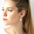 thumbnail image 2 of Austrian Crystal Teardrop Dangle Drop Earrings For Women Dangling 14K Gold Plated Hypoallergenic Jewelry[Z1], 2 of 2