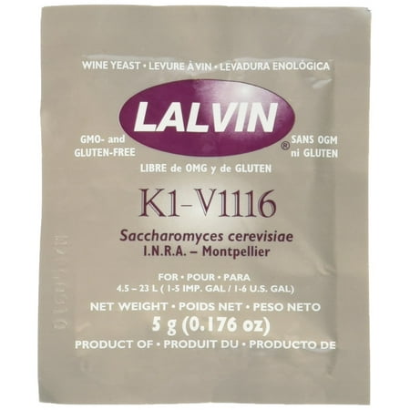 10 packs of KIV-1116 Lalvin Yeast for Winemaking