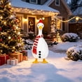 thumbnail image 5 of AZXY Christmas Porch Goose Outfit, 23‑Inch Goose Costume for Porch Goose, Goose Clothes for Cement Plastic Lawn Goose Statue, Goose Clothing Accessory, Christmas Decor for Yard Lawn Patio Garden, 5 of 8