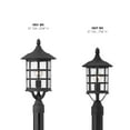 thumbnail image 2 of Hinkley Freeport 1 Light LED Outdoor Post Top/Pier Mount, Black - 1801BK-LED, 2 of 2