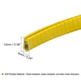 thumbnail image 3 of REGALWOVEN U Channel Edge Trim, Rubber Guard Seal Strip Edge Protector for Edge Yellow 15/64"x 25/64"x 19.7ft, 3 of 6