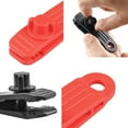 thumbnail image 4 of Eigraketly 10 piezas de sujetadores portátiles para tienda de campaña, Picnic, lona, ​​surtido, Clip para toldo, abrazaderas de sujeción, accesorios carpas Rojo Eigraketly OD029374-03, 4 of 6