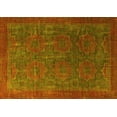 thumbnail image 1 of Ahgly Company Indoor Rectangle Oriental Yellow Modern Area Rugs, 6' x 9', 1 of 4