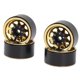 thumbnail image 3 of 4pcs Beadlock Wheels 1in Deep Groove Universal For Traxxas Atv Rc Car Body Parts With Screws Gold, 3 of 5