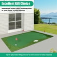 thumbnail image 5 of golytefs Golf Putting Training Mat Artificial Turf Putting Green Mat with Movable Cup/slope Pad 3mx1.5m with Ball Tray for Putting Practice Indoor Outdoor, 5 of 9