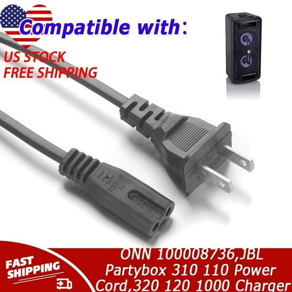 Charger Cord Compatible with ONN 100008736,JBL Partybox 310 110 Power Cord,320 120 1000 710