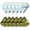 Matcha Blue, variant on 12 count Triangular Puff, Makeup Sponge Soft Puff, Multifunctional Wet and Dry Makeup Sponge, Suitable for Loose Liquid Foundation Contouring ()