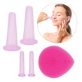 thumbnail image 2 of 4PCS Silicone Cupping Professional Face & Eye Therapy Cup with Facial Brush, 2 of 10