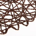 thumbnail image 2 of Vintage Handmade Round Natural Straw Woven Placemat Round Shape Place Mats - Deep Coffee, 2 of 6
