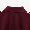 thumbnail image 4 of OBEEII Womens Jacket Faux Suede Bomber Jacket Casual Fall Winter Coats Fashion Long Sleeve Pilot Outwear, 4 of 10
