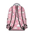 thumbnail image 3 of Unicorn and Wing Pink Pattern Backpack for School, Cute School Bag with Adjustable Shoulder Straps and Padded Back, 15.3"x11"x7.1", 3 of 5