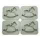 thumbnail image 5 of Molde de silicona para jabón, velas de flores secas hechas a mano, molde de cera , caballo A: 4 caballos Sunnimix Cera de aromaterapia molde de yeso, 5 of 8