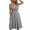 Grey, variant on Sngxgn Women's Fall Dresses Long Sleeve Square Neck Casual Pleated Tiered Swing Maxi Dress(Black,L)