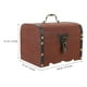 thumbnail image 2 of Banco de madera Piggy Bank Cox Lockable Money Box Box de almacenamiento de joyas de uso retro Caja de ahorro de dinero, 2 of 9