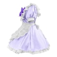 thumbnail image 4 of FASHOFT Women's Cute Maid Halloween Costumes Cosplay Outfit Japanese Anime Theme Party Stage Performance Fancy Dress Up Halloween Costume M, 4 of 5
