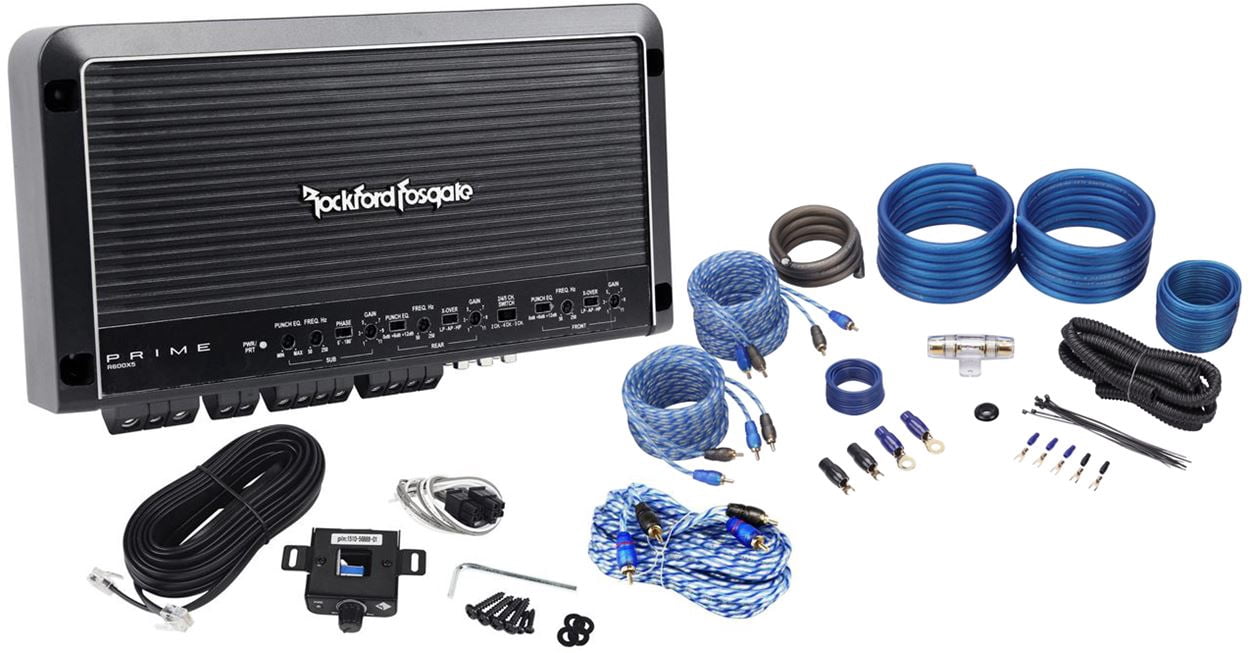 Rockford Fosgate Prime R600X5 600W RMS 5-Channel Car Amplifier +