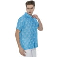 thumbnail image 5 of LA LEELA Mens Hawaiian Shirts Short Sleeve Button Down Shirt Men's Casual Vacation Tropical Beach Summer Party Shirts for Men Funny XXL Blue Boat, 5 of 6