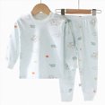 thumbnail image 5 of HFHAPW Kids & Toddler Girl Boys Pajamas 2 Piece Pjs Set Sleepwear Fall Winter Outfit Long sleeve Pjs Outfit, 5 of 5