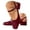 Wine, variant on Dakaela Mary Jane Heels for Women Low Block Heel Closed Square Toe Pump Shoes Bowknot Slingback Work Office Dress Shoes (8,Wine)