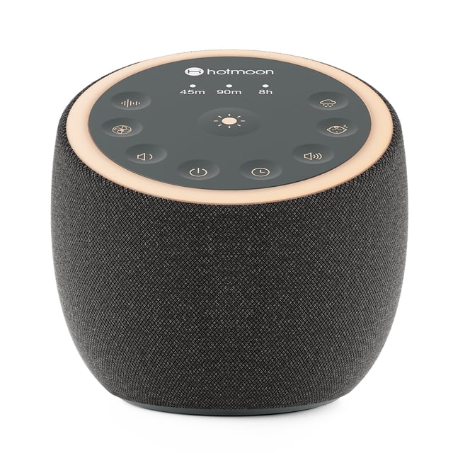 Hotmoon Cocoon White Noise Machine with 40 Soothing Sounds, Noise Maker, 8 Night Light, Timers Function 32 Adjustable Volume Memory Function, for Sleep, Yoga, Meditation