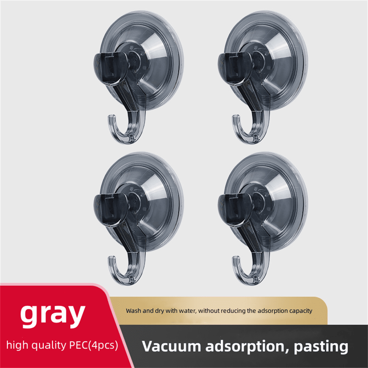 Panneau Pvc Salle De Bain Kuuqa Lot De 30 Ventouses Amovibles En Plastique Avec Crochets Pour Fenêtre, Salle De Bain, Cuisine, Plafond, 3 Tailles 45 Mm, 30 Mm, 20 Mm Dans Une