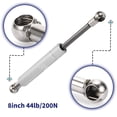 thumbnail image 6 of Unique Bargains 1 Pc 8inch 44Lbs/200N Silver Tone Lift Supports Struts Shocks Gas Spring Universal for RV Car Truck, 6 of 7