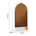 thumbnail image 3 of Jabonera de montaje en pared, contenedor de jabón, bandeja de jabón, soporte de jabón para , dormitorio, Hotel, decoración para hogar blanco naranja BLESIY Jabonera montada en la pared, 3 of 8